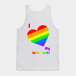 I HEART  my Lesbiaunt Tank Top